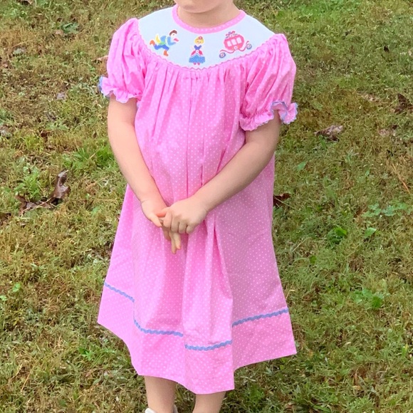 Smocked Bishop Dress- Prince and Princess - Picture 5 of 6